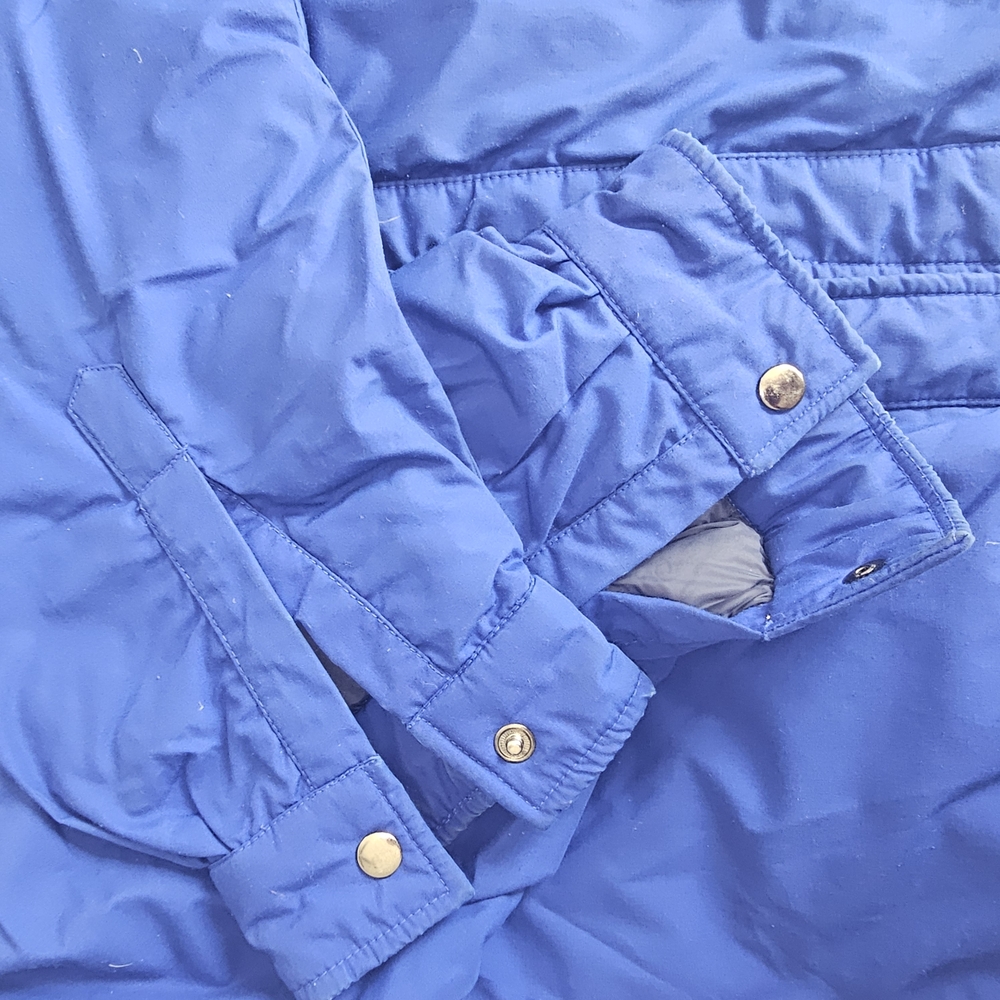 L.L. Bean Men's Cobalt Blue Shirt Jacket Goosedown - Picture 3 of 9